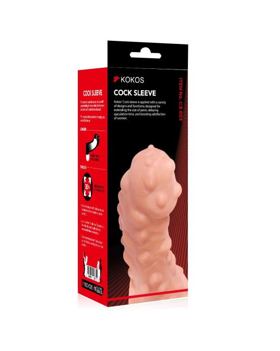 Насадка на член Kokos Cock Sleeve CS 003 M Насадка на член Kokos Cock Sleeve CS 003 M