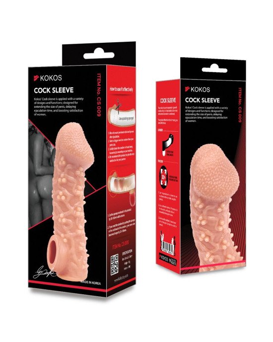 Насадка на член Kokos Cock Sleeve CS 009 L Насадка на член Kokos Cock Sleeve CS 009 L