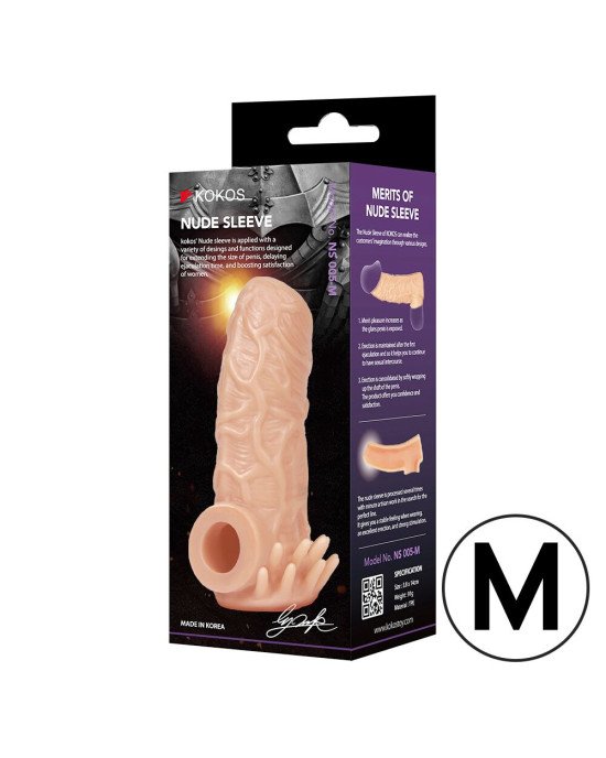 Насадка на член Kokos Nude Sleeve NS 005 M