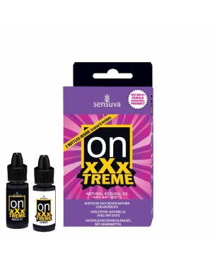 Збуджувальні краплі для клітора Sensuva On xXxTREME Arousal Oil (5 мл) with Antidote (5 мл)