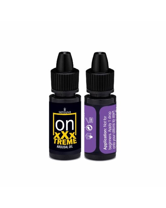 Збуджувальні краплі для клітора Sensuva On xXxTREME Arousal Oil (5 мл) with Antidote (5 мл) Збуджувальні краплі для клітора Sensuva On xXxTREME Arousal Oil (5 мл) with Antidote (5 мл)