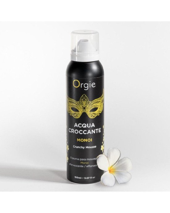 Масажна пінка Orgie – Acqua Croccante Monoi (150 мл), ефект бульбашок, що лопаються Масажна пінка Orgie – Acqua Croccante Monoi (150 мл), ефект бульбашок, що лопаються