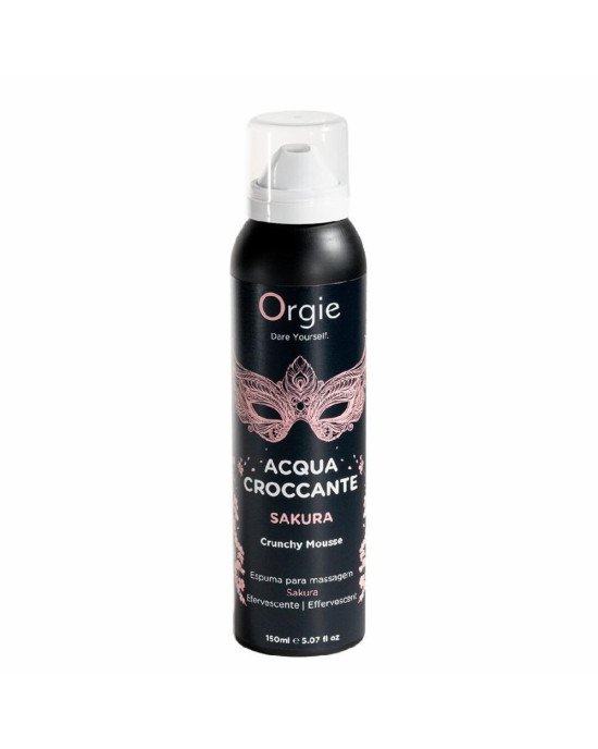 Масажна пінка Orgie – Acqua Croccante Sakura (150 мл), ефект бульбашок, що лопаються Масажна пінка Orgie – Acqua Croccante Sakura (150 мл), ефект бульбашок, що лопаються