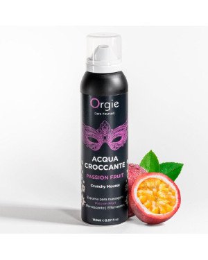 Масажна пінка Orgie – Acqua Croccante Passion Fruit (150 мл), ефект бульбашок, що лопаються