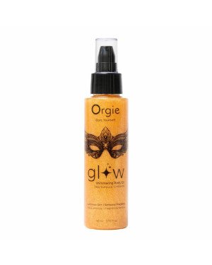 Олія-шимер для тіла Orgie – Glow Shimmering Body Oil (110 мл), чуттєвий аромат, зволоження