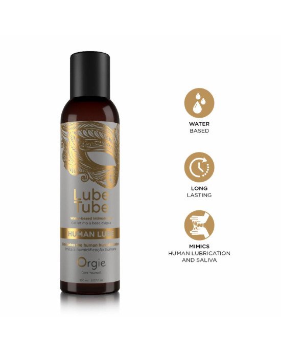 Лубрикант на водній основі Orgie - Lube Tube - Human Lube (150 мл)