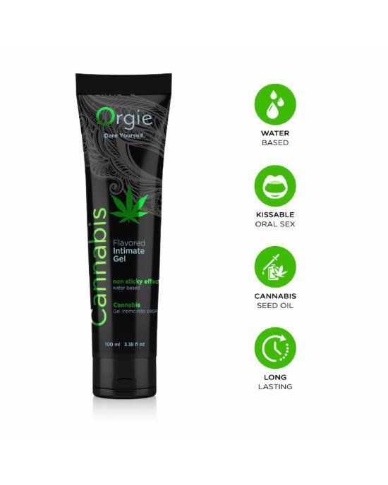 Лубрикант на водній основі Orgie - Lube Tube Cannabis (100 мл)