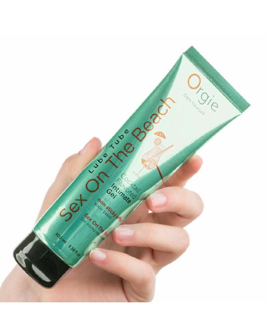Лубрикант на водній основі Orgie - Lube Tube Sex On The Beach (100 мл) Лубрикант на водній основі Orgie - Lube Tube Sex On The Beach (100 мл)