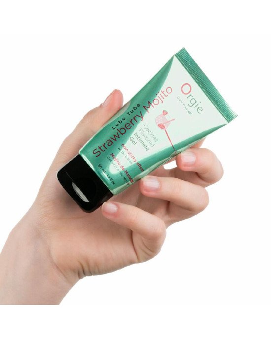 Лубрикант на водній основі Orgie - Lube Tube Strawberry Mojito (50 мл) Лубрикант на водній основі Orgie - Lube Tube Strawberry Mojito (50 мл)