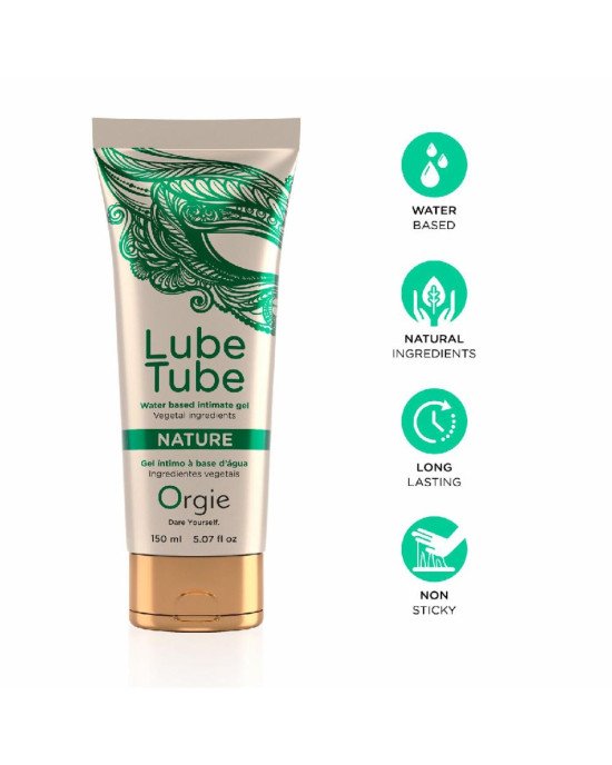 Лубрикант на водній основі Orgie - Lube Tube Nature (150 мл) Лубрикант на водній основі Orgie - Lube Tube Nature (150 мл)