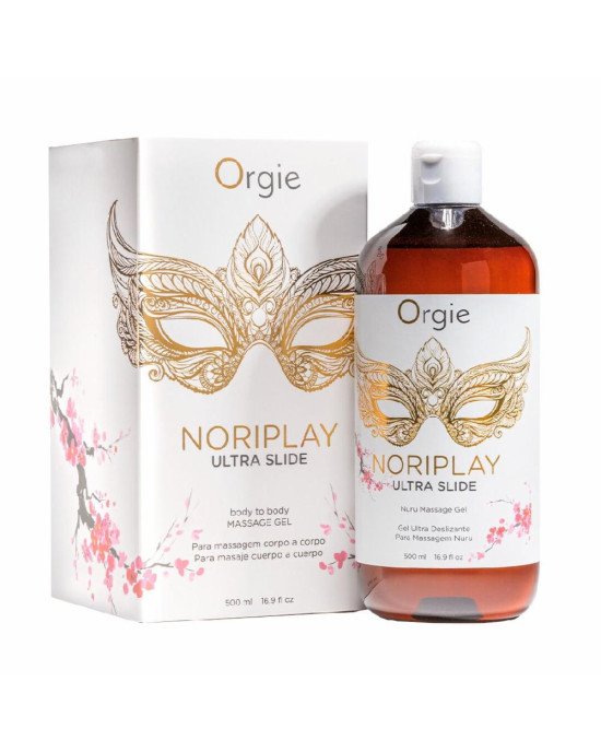 Гель для NURU-масажу Orgie – Noriplay Ultra Slide (500 мл), екстракт морських водоростей, простирадло Гель для NURU-масажу Orgie – Noriplay Ultra Slide (500 мл), екстракт морських водоростей, простирадло
