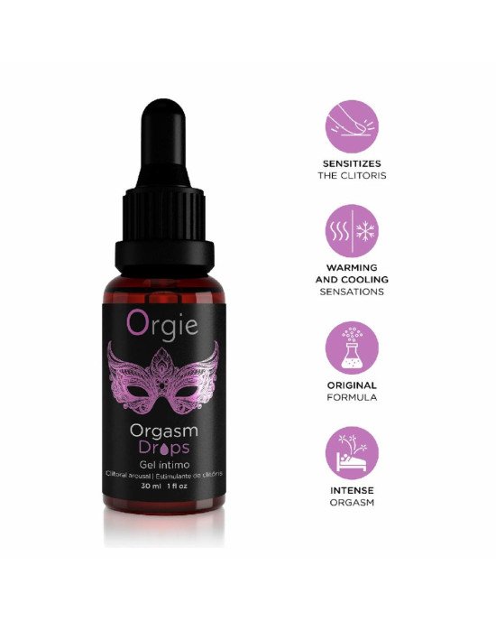 Збуджувальні краплі для клітора Orgie - Orgasm Drops (30 мл) Збуджувальні краплі для клітора Orgie - Orgasm Drops (30 мл)