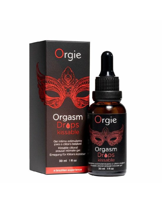 Збуджувальні краплі для клітора Orgie - Orgasm Drops Kissable (30 мл) Збуджувальні краплі для клітора Orgie - Orgasm Drops Kissable (30 мл)