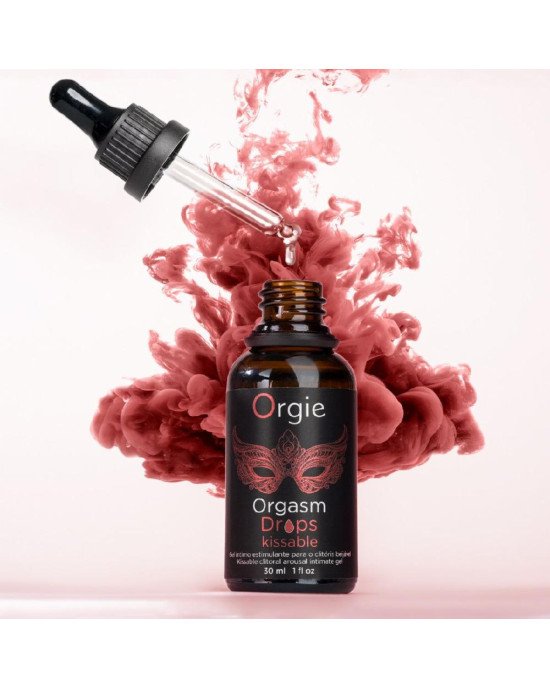 Збуджувальні краплі для клітора Orgie - Orgasm Drops Kissable (30 мл) Збуджувальні краплі для клітора Orgie - Orgasm Drops Kissable (30 мл)