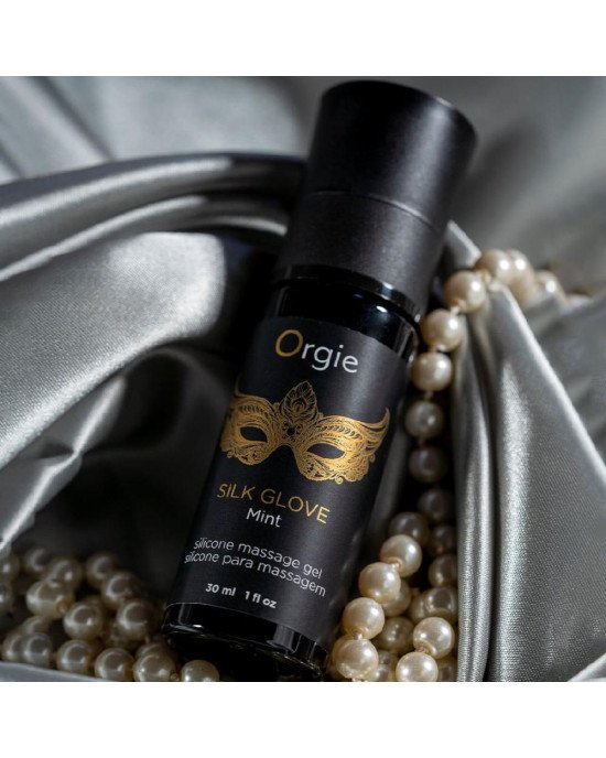 Набір для перлинного масажу Orgie – Pearls Lust Massage (30 мл), силіконовий гель, намисто Набір для перлинного масажу Orgie – Pearls Lust Massage (30 мл), силіконовий гель, намисто