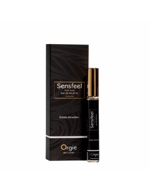 Чоловічі парфуми з феромонами Orgie – Sensfeel for Man Travel Size (10 мл), цитрусово-деревний аромат