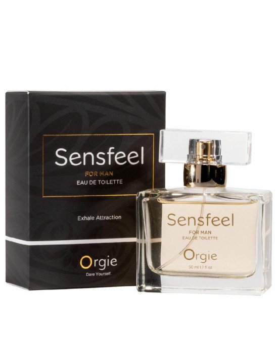 Чоловічі парфуми з феромонами Orgie – Sensfeel for Man (50 мл), цитрусово-деревний аромат
