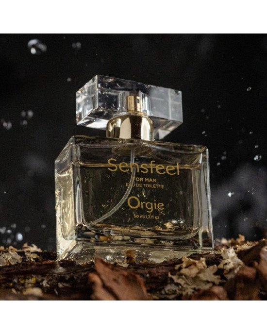 Чоловічі парфуми з феромонами Orgie – Sensfeel for Man (50 мл), цитрусово-деревний аромат