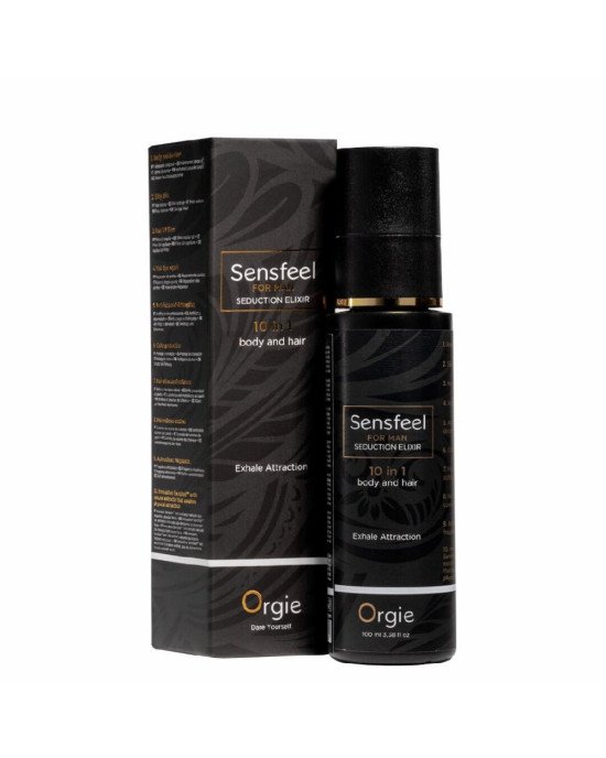 Лосьйон з феромонами для тіла та волосся Orgie – Sensfeel Seduction Elixir 10 in 1 for Man (100 мл) Лосьйон з феромонами для тіла та волосся Orgie – Sensfeel Seduction Elixir 10 in 1 for Man (100 мл)