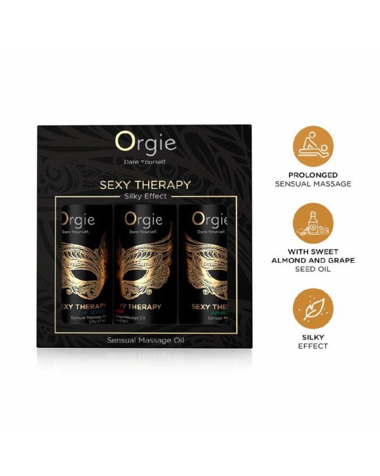 Набір масажних олій Orgie – Sexy Therapy Mini Size Collection (3х30 мл)