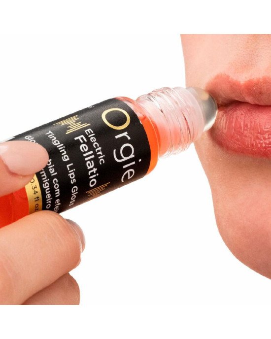 Стимулюючий блиск для губ Orgie - Electric Fellatio Lips Gloss (10 мл)
