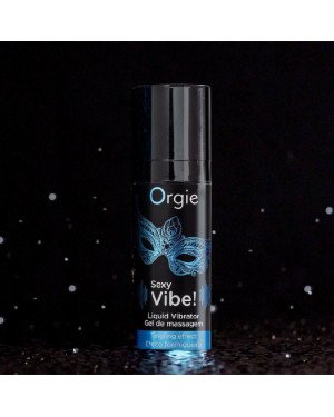 Рідкий вібратор Orgie - Sexy Vibe! Liquid Vibrator (15 мл) Рідкий вібратор Orgie - Sexy Vibe! Liquid Vibrator (15 мл)