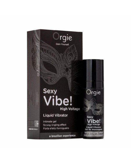 Рідкий вібратор Orgie - Sexy Vibe! High Voltage (15 мл) Рідкий вібратор Orgie - Sexy Vibe! High Voltage (15 мл)
