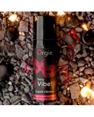 Рідкий вібратор Orgie - Sexy Vibe! Hot (15 мл) Рідкий вібратор Orgie - Sexy Vibe! Hot (15 мл)