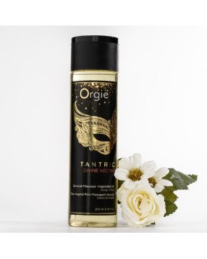Масажна олія Orgie – Tantric Divine Nectar (200 мл), для тантричного масажу, зволоження Масажна олія Orgie – Tantric Divine Nectar (200 мл), для тантричного масажу, зволоження