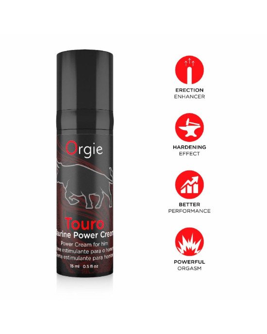 Крем для ерекції Orgie - Touro Power Cream (15 мл)