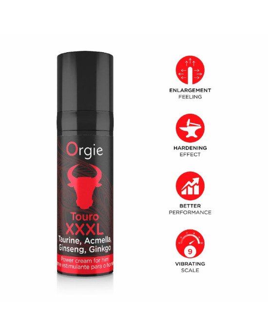 Крем для ерекції Orgie - Touro XXXL Power Cream (15 мл) Крем для ерекції Orgie - Touro XXXL Power Cream (15 мл)