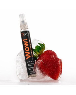 Спрей для орального сексу Orgie – Wow! Strawberry Ice (10 мл) з охолоджувальним ефектом Спрей для орального сексу Orgie – Wow! Strawberry Ice (10 мл) з охолоджувальним ефектом
