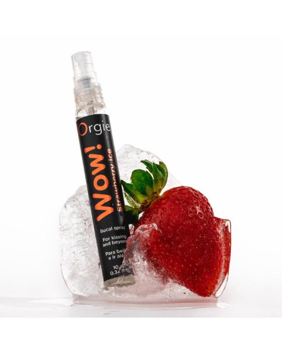 Спрей для орального сексу Orgie – Wow! Strawberry Ice (10 мл) з охолоджувальним ефектом Спрей для орального сексу Orgie – Wow! Strawberry Ice (10 мл) з охолоджувальним ефектом