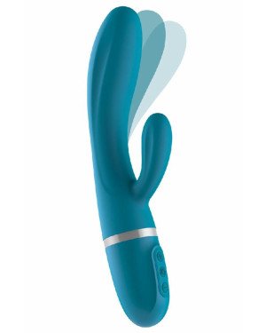 Вібратор-кролик Liebe Bend It Plus Ocean Blue, гнучкий, 2 мотори, 10 режимів Вібратор-кролик Liebe Bend It Plus Ocean Blue, гнучкий, 2 мотори, 10 режимів