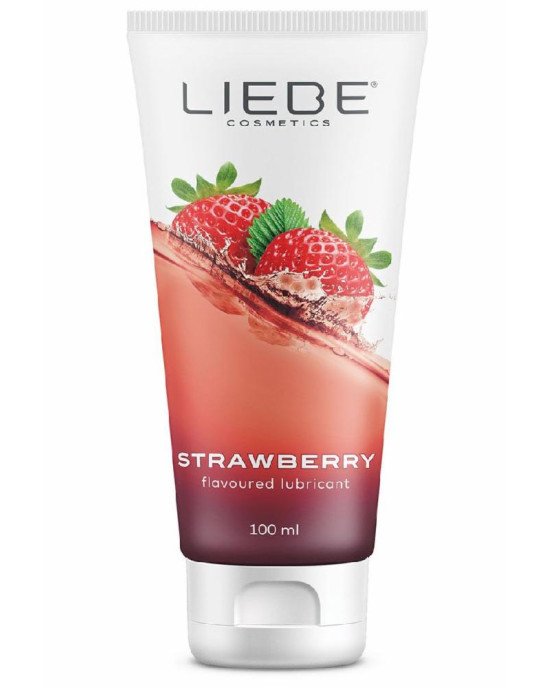 Лубрикант на водній основі Liebe Lubricant Strawberry 100 мл Лубрикант на водній основі Liebe Lubricant Strawberry 100 мл