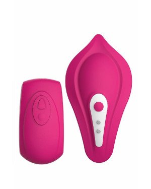 Вібратор у трусики Liebe Panty Vibe Recargable Cerise, нагрів до 39 °C, пульт, трусики в комплекті Вібратор у трусики Liebe Panty Vibe Recargable Cerise, нагрів до 39 °C, пульт, трусики в комплекті