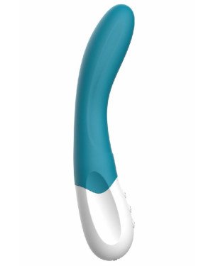 Вібратор точки G Liebe Bend It Rechargeable Ocean Blue, 10 режимів, дуже потужний, гнучкий стовбур