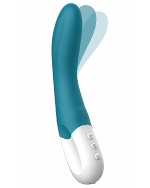 Вібратор точки G Liebe Bend It Rechargeable Ocean Blue, 10 режимів, дуже потужний, гнучкий стовбур Вібратор точки G Liebe Bend It Rechargeable Ocean Blue, 10 режимів, дуже потужний, гнучкий стовбур