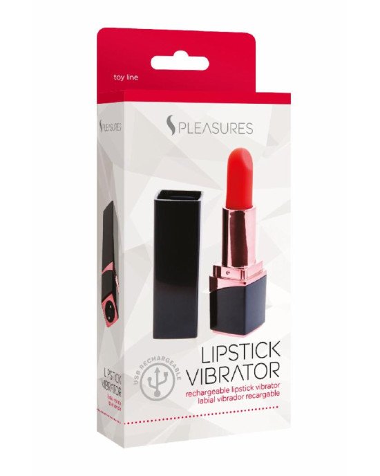 Вібратор-помада S Pleasures Lipstick Vibrator, дуже реалістичний, 10 режимів Вібратор-помада S Pleasures Lipstick Vibrator, дуже реалістичний, 10 режимів