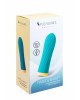 Віброкуля S Pleasures Bullets Twist & Shout Turquoise, бірюзова, ребриста поверхня, 10 режимів