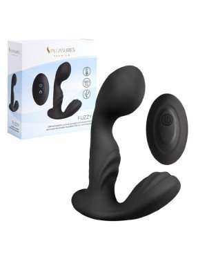 Вібромасажер простати S Pleasures Premium FUZZY, чорний, з рельєфом, 10 режимів вібрації, нагрів Вібромасажер простати S Pleasures Premium FUZZY, чорний, з рельєфом, 10 режимів вібрації, нагрів