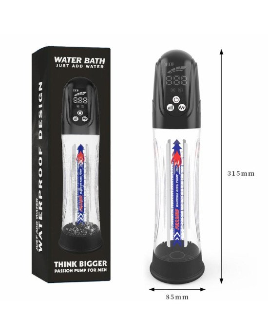 Автоматична гідропомпа 2в1 (вода/повітря) Water Bath з LED дисплеєм Автоматична гідропомпа 2в1 (вода/повітря) Water Bath з LED дисплеєм