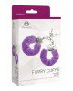 Наручники S Pleasures Furry Cuffs Purple з пухнастим оздобленням, 2 ключі в комплекті Наручники S Pleasures Furry Cuffs Purple з пухнастим оздобленням, 2 ключі в комплекті