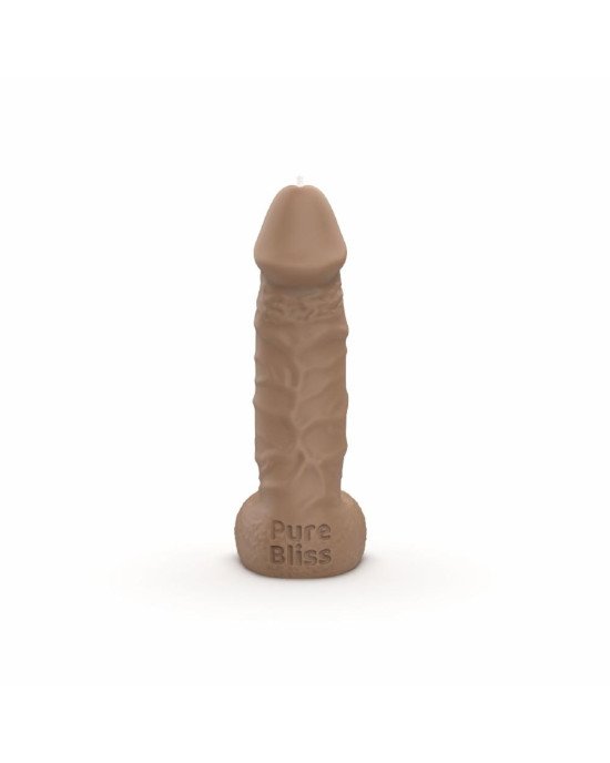 Свічка у вигляді члена Pure Bliss BIG Brown 18 см Свічка у вигляді члена Pure Bliss BIG Brown 18 см