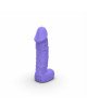 Свічка у вигляді члена Pure Bliss BIG Violet 18 см