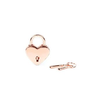 Замочок Liebe Seele Heart Shape Padlock Rose Gold (2 шт)