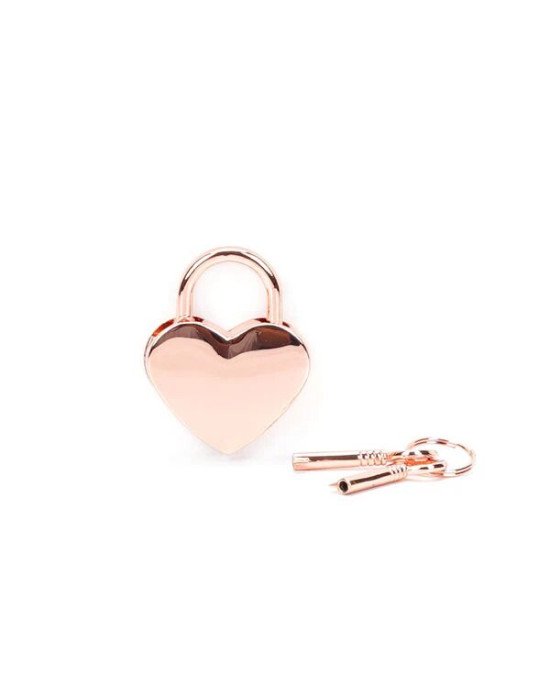 Замочок Liebe Seele Heart Shape Padlock Rose Gold (2 шт) Замочок Liebe Seele Heart Shape Padlock Rose Gold (2 шт)
