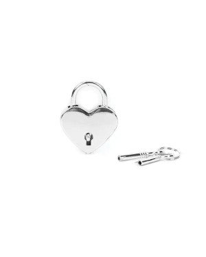 Замочок Liebe Seele Heart Shape Padlock Silver (2 шт)