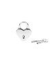Замочок Liebe Seele Heart Shape Padlock Silver (2 шт) Замочок Liebe Seele Heart Shape Padlock Silver (2 шт)