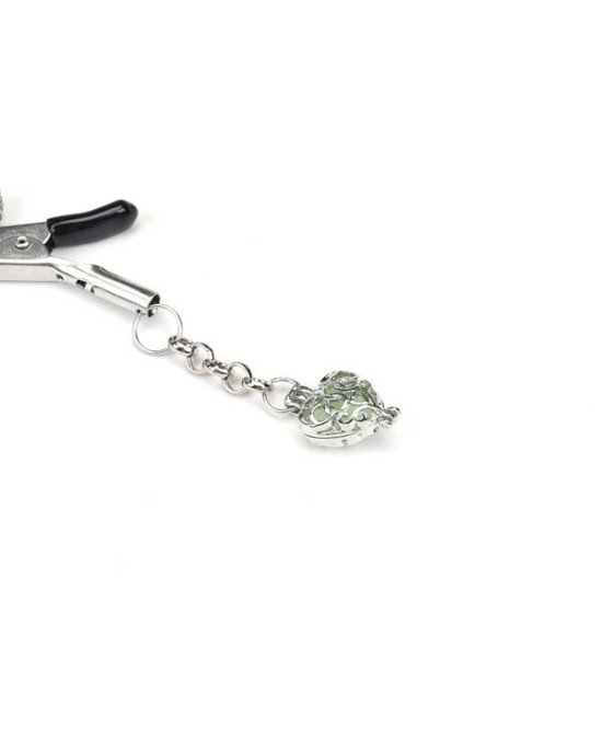Затискачі для сосків Liebe Seele Glow-in-dark Nipple Clamps Green Затискачі для сосків Liebe Seele Glow-in-dark Nipple Clamps Green
